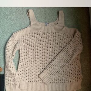 Women's Beige Knit Sweater